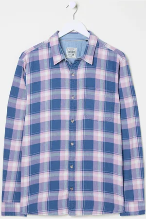 Fat Face FatFace Long Sleeve Mead Check 100% Cotton Shirt4XL Reg