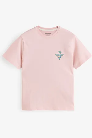 Guess Oversized Fit Palm Logo 100% Cotton T-Shirtxlarge