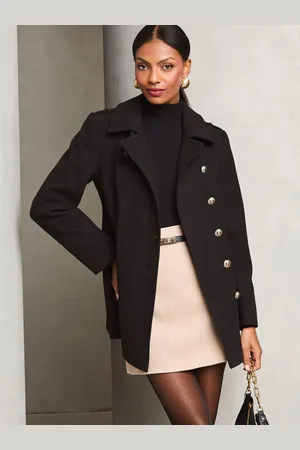Lipsy London Smart Military Button Coat34
