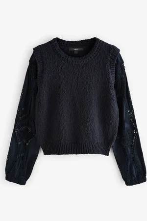Next 100% Cotton Broidery Knitted Tank Layer Jumper