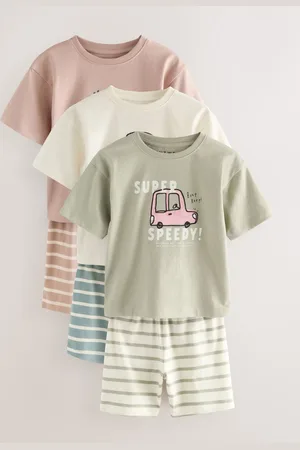 Next 100% Cotton Short Pyjamas 3 Pakke (9mdr.-8år)9298cm