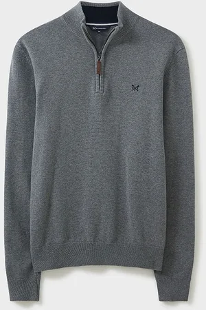 J.Crew Quarter Zip Knitted 100% Cotton JumperS