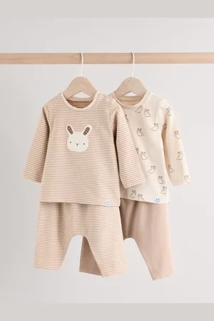 Next Baby Tops and Leggings 4 Piece Set (0mths-2yrs)Op til 1 måned (56cm)