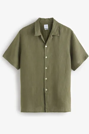 Paul Smith Casual Fit 100% Linen Short Sleeve Shirtmedium