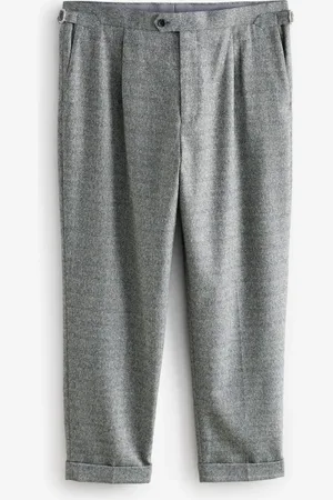 Next Slim Fit Textured Herringbone Suit Trousers38B x 29L (UK 38 S)