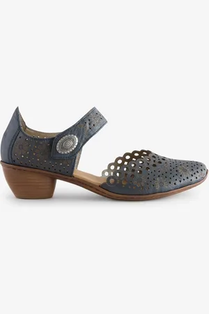 Rieker Womens Blue Hook & Loop Shoeseu40