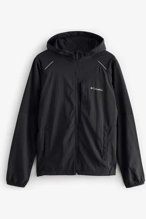 Columbia Tech Nylon Sort Hættetrøjexlarge