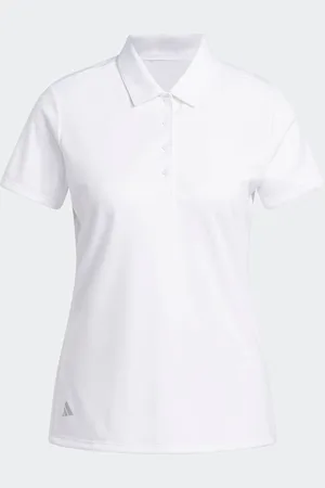 adidas Dame Solid Kortærmet Polo-skjorterS
