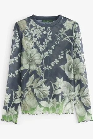 Next Long Sleeve Floral Mesh Top44