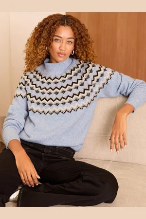 Love & Roses Cosy Hotfix Fairisle Jumper42