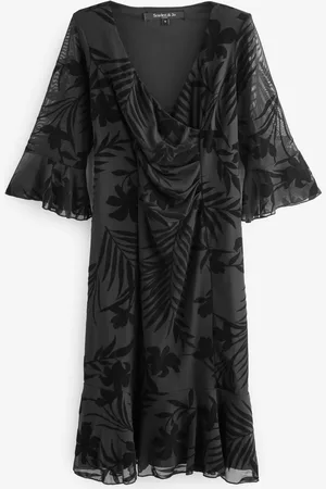 Scarlett & Jo Velvet Flock Flapper Kjole40