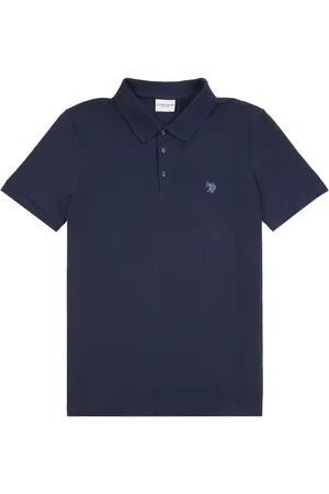 U.S. Polo Assn. U. S. Polo Assn. Mens Regular Fit Vertical Texture 100% Cotton Polo ShirtS