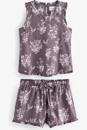 Next 100% Cotton Frill Vest Short Set Pyjamas2XL Reg