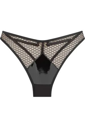 Ann Summers Evoke PU & Mesh Brazilian Knickers42