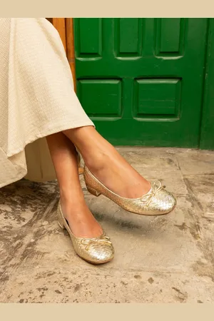Novo Cecilia Woven Low Block Ballerinaseu355