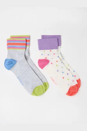 Fat Face FatFace 2 Pairs of Spotty SocksEn