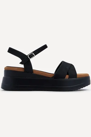 Linzi Maple Crossover Sandaler med ankelrem