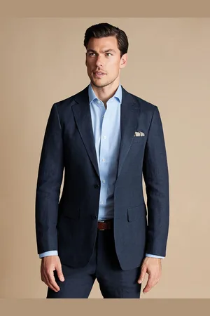 Charles Tyrwhitt 100% Hør Slim Fit Jakke44 R