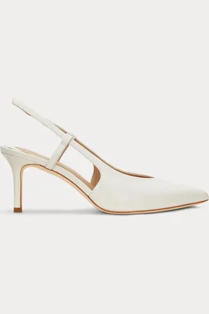Ralph Lauren Khloe Slingback-hæle i læder