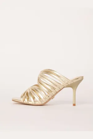 Lipsy London High Stiletto Multi Strap Faux Leather Heeled Sandalseu41