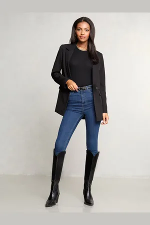 Lipsy London Høj talje Sculpt, Slim and Shape Skinny Jeans34 R