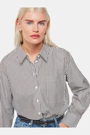 Whistles Relaxed Fit 100% Bomuld Stribet Skjorter42