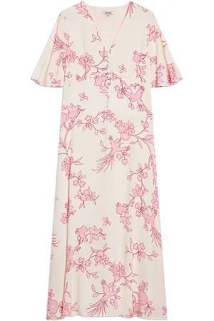 Albaray Pink Kimono Floral Dress38