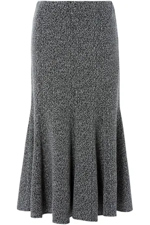 Roman Flared Textured Midi Stræk Nederdele40