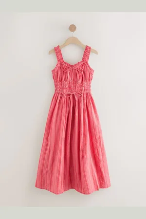 Next Strappy Slips Front Midi Kjole