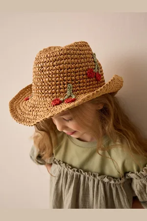 Next Crochet Cherry Fedora Hat (3-13yrs)110116cm
