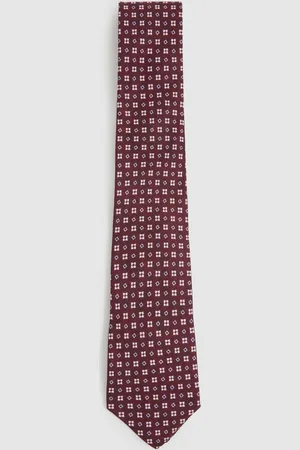 Reiss Cavoli Silk Floral Print Medallion Tieonesize