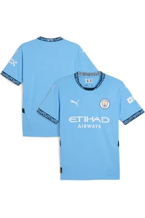 PUMA Mens Manchester City Hjem / Til boligen 24/25 Football SkjorterMiddel