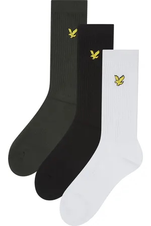 Lyle & Scott Scout Cotton Boys Sports Socks 3 Pack6 - 9 år (116 - 134cm)