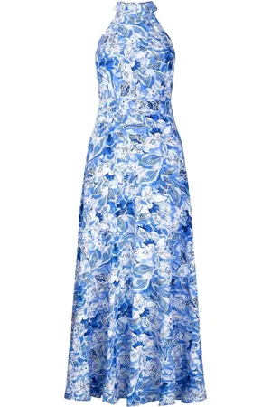 Joe Browns Floral Printed Woven Halterneck Dress46lille