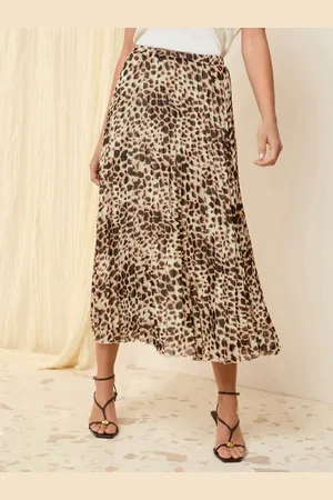 Friends Like These Pleated Midi Skirt