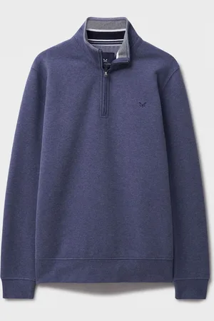 J.Crew Company Blue Classic Half Zip Sweatshirt