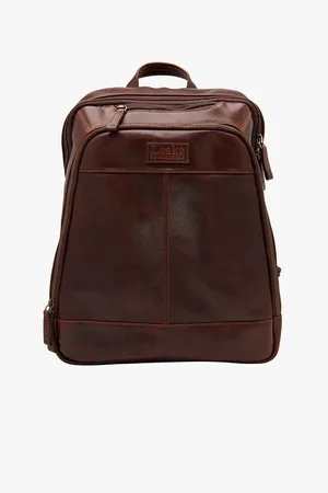 Loake Brun læder rygsækEn