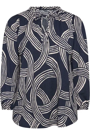 Evans Rød Jersey Crepe Boho Top54-56