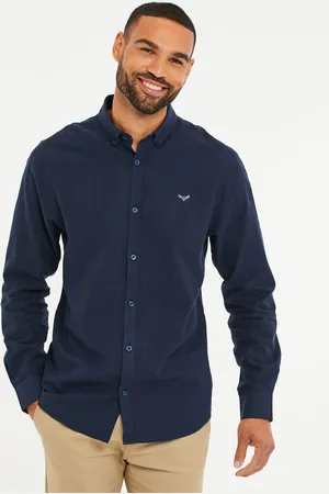 Threadbare Hør Blend Langærmet SkjorterXL