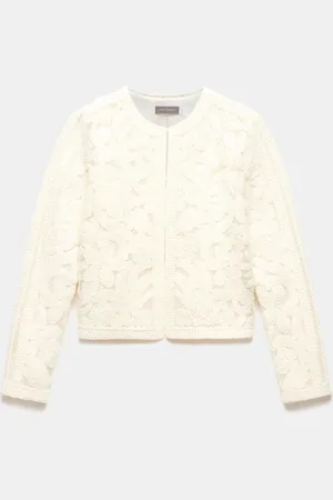 mint&berry Lace Knit Jacketlarge