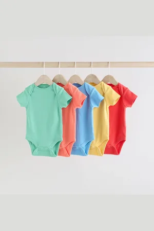 Next Baby Kortærmet 100% Bomuld Sparkedragt 5 Pakke50cm