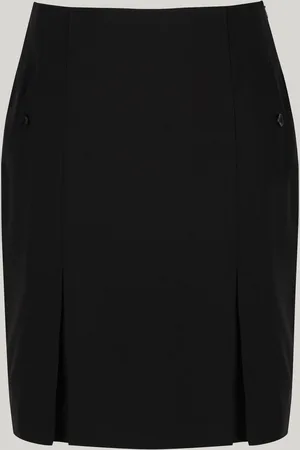 Trutex Black 16" Twin Pleat School Skirt (10-16 Yrs)14 år (164cm)