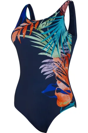 Zoggs Blue Scoopback with Foam Cupped Swimsuit42