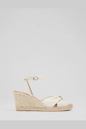 LK Bennett Angela Suede Espadrille Sandals
