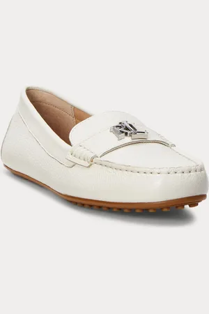 Ralph Lauren Barnsbury Pebbled Leather Hyttesko Skoeu38