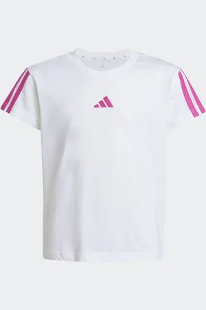 adidas 3 Stripe Essentials 100% Cotton T-Shirt158164cm