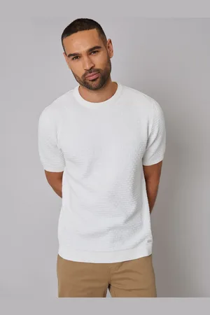 Threadbare Textured Front Knitted T-ShirtX-Large