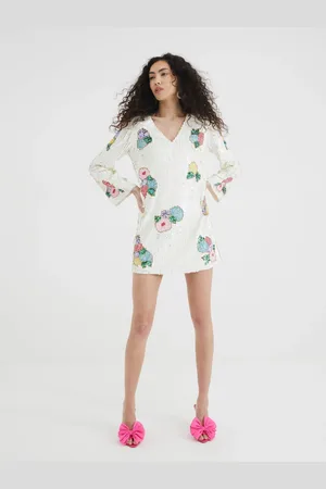 River Island Mini Floral Print Sequin Dress42
