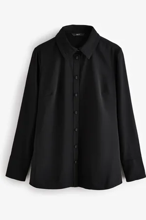 Next Crepe Long Sleeve Button Down Shirt40