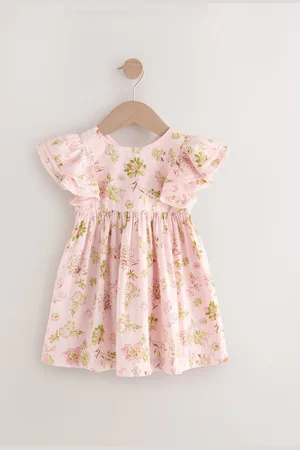 Next Angel Sleeve 100% Cotton Dress (3mths-8yrs)7 - 8 år (122 - 128cm)